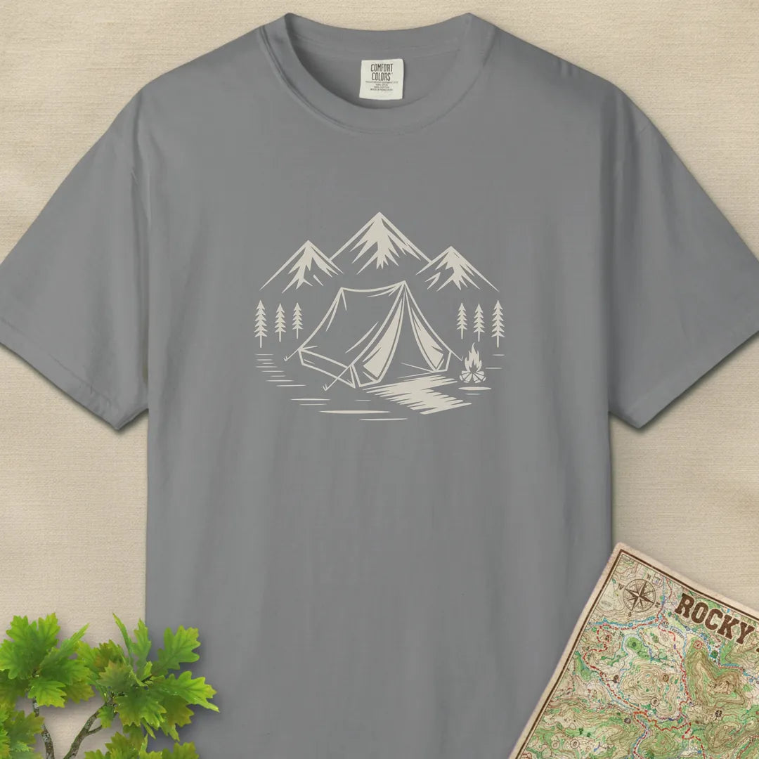 Campfire And Peaks T-Shirt