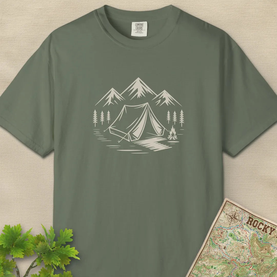Campfire And Peaks T-Shirt