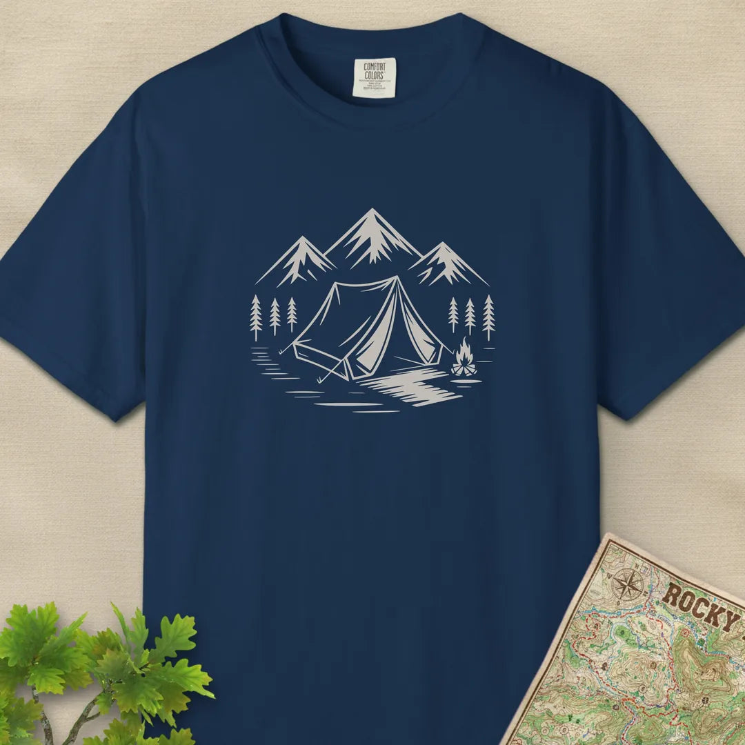 Campfire And Peaks T-Shirt