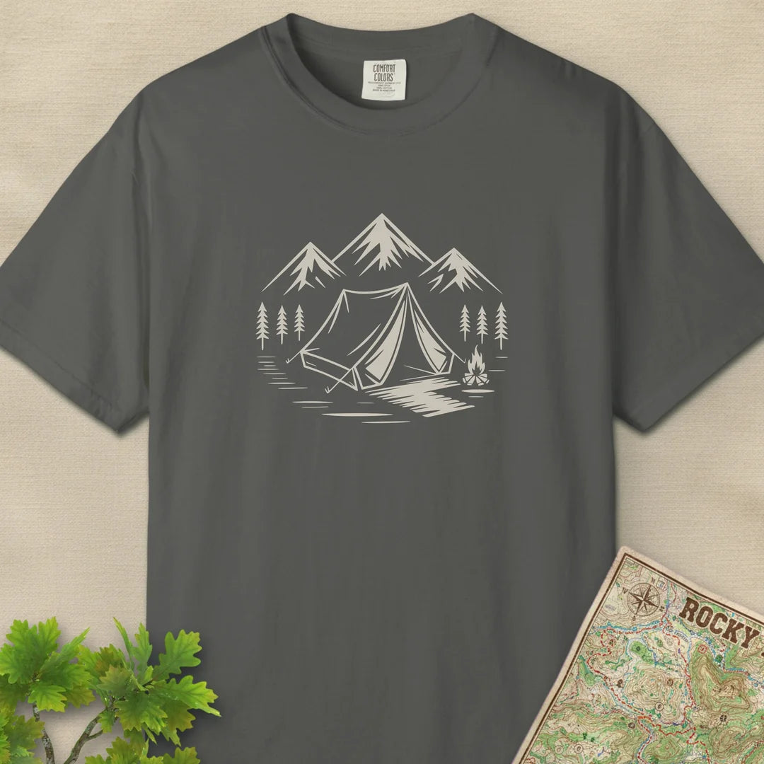 Campfire And Peaks T-Shirt