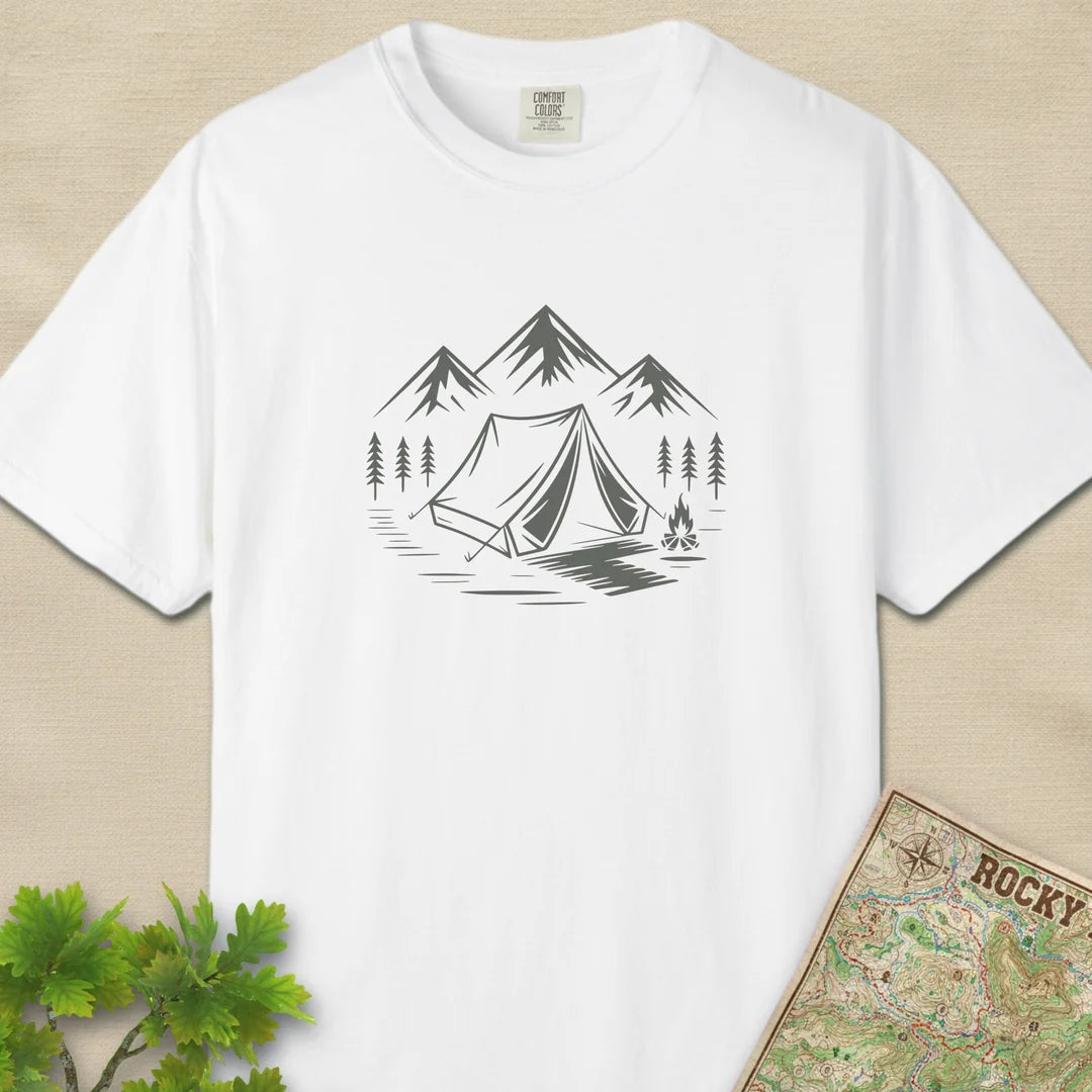 Campfire And Peaks T-Shirt