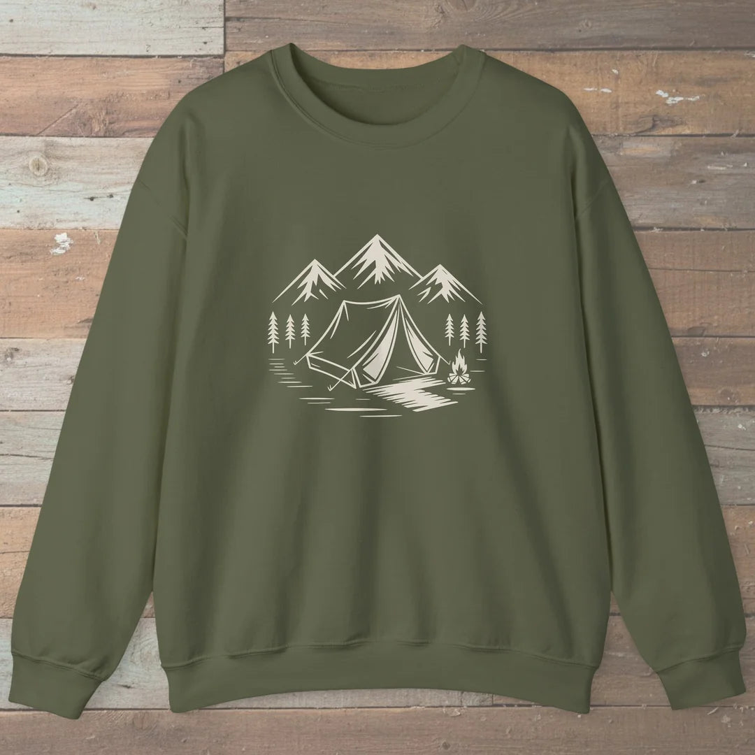 Campfire And Peaks Sweatshirt