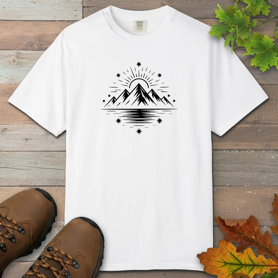 Sunrise Over Peaks T-Shirt