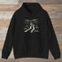 Winding Trail Hoodie Black Outdoor Nature Tee