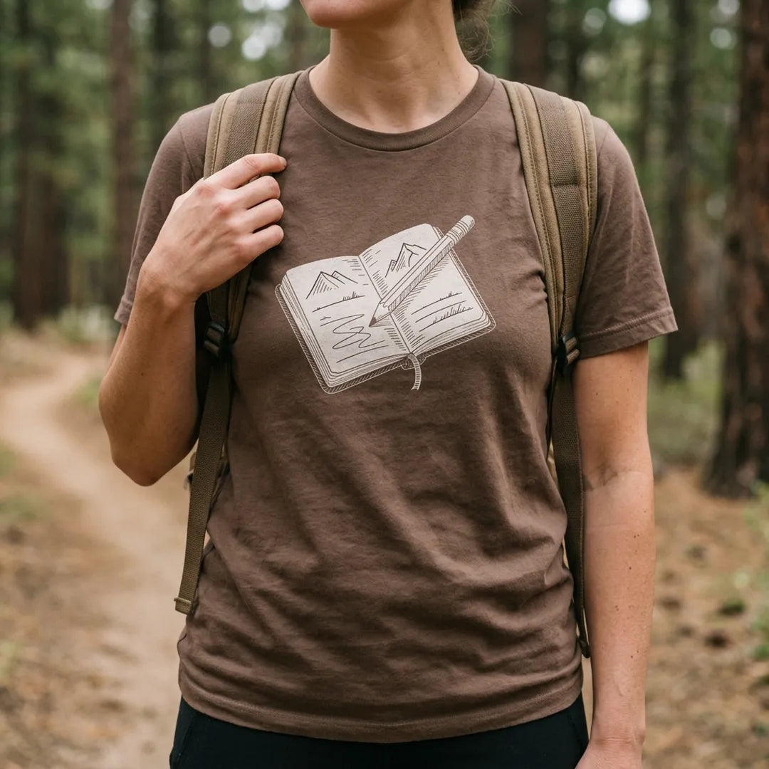 Trail Journal T-Shirt Outdoor Nature Tee
