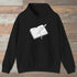 Trail Journal Hoodie Black Outdoor Nature Tee