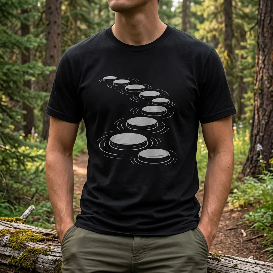 Stepping Stones T-Shirt Outdoor Nature Tee