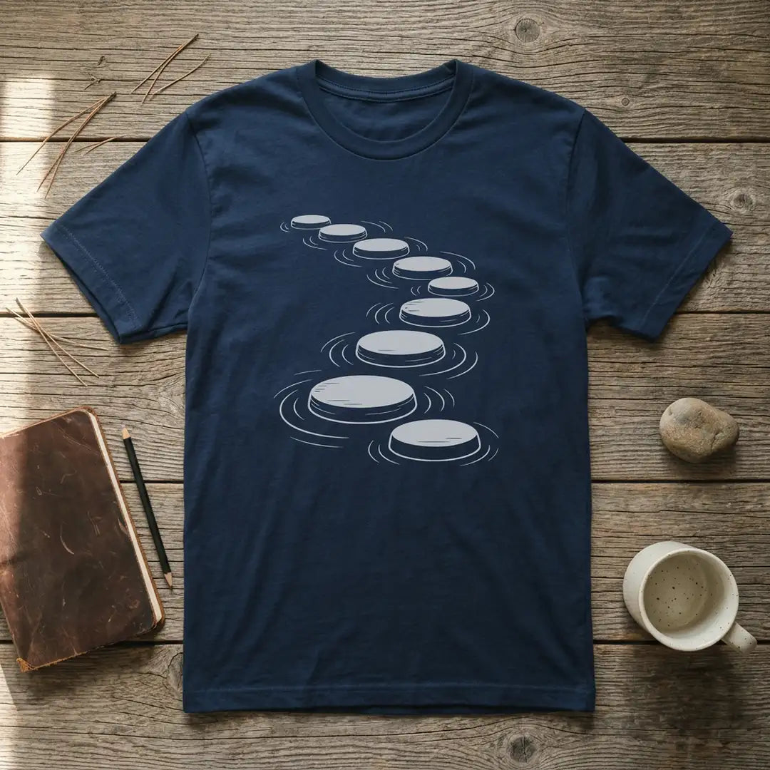 Stepping Stones T-Shirt Outdoor Nature Tee