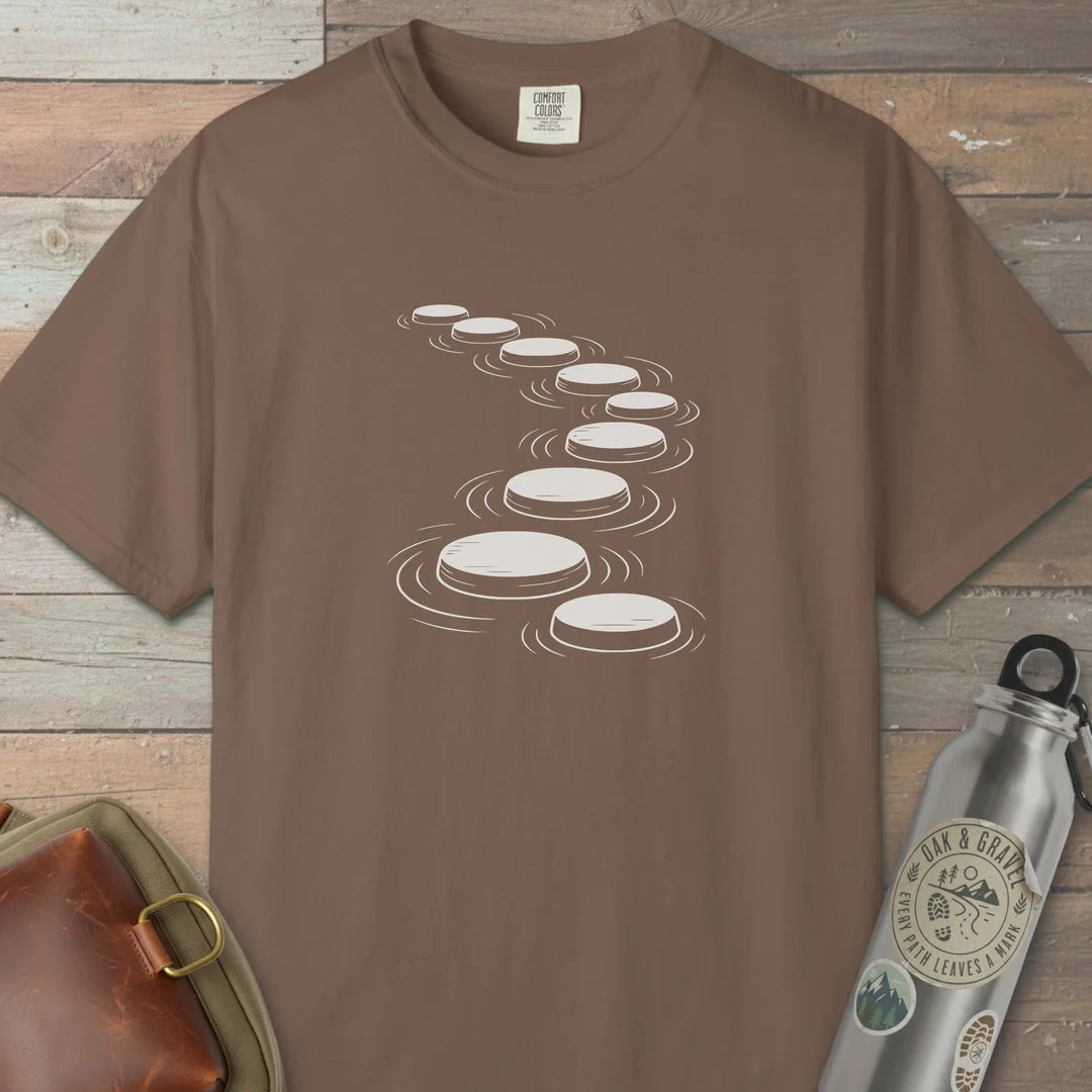 Stepping Stones T-Shirt Espresso Outdoor Nature Tee