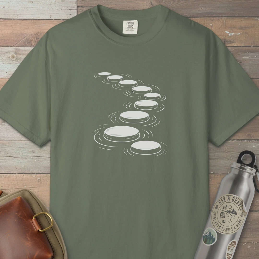 Stepping Stones T-Shirt Moss Outdoor Nature Tee