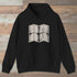 Topo Hiking Map Hoodie Black Outdoor Nature Tee