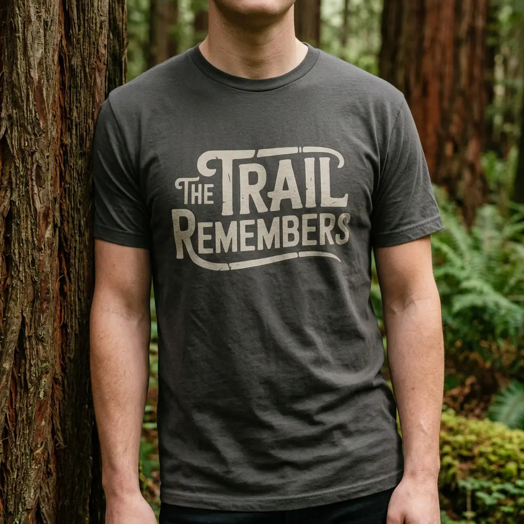 The Trail Remembers T-Shirt Outdoor Nature Tee