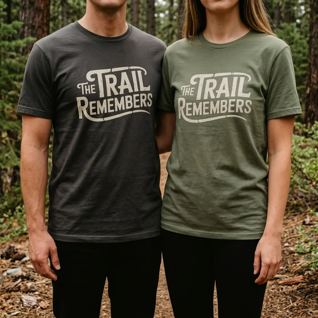 The Trail Remembers T-Shirt Outdoor Nature Tee