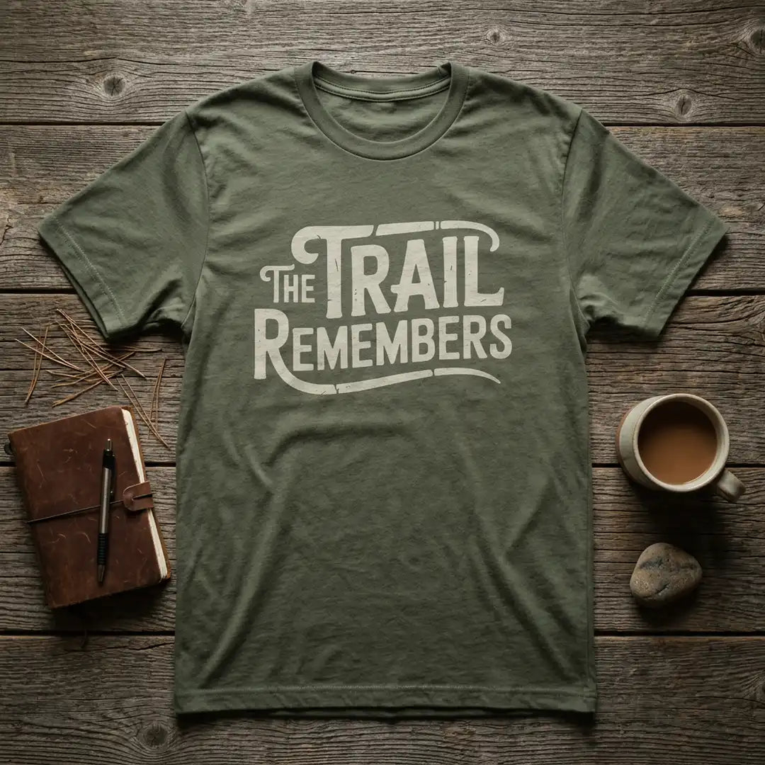 The Trail Remembers T-Shirt Outdoor Nature Tee