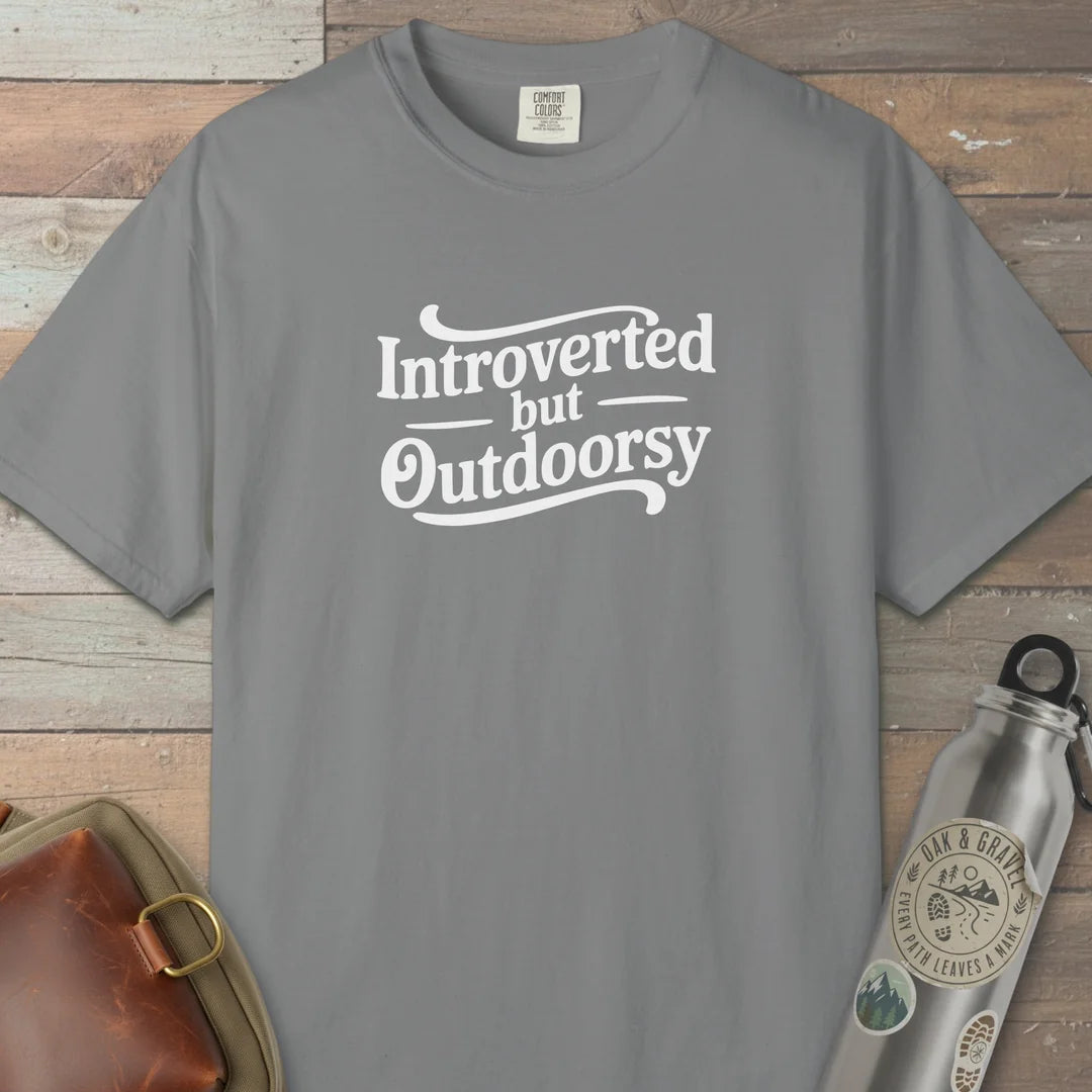 Introverted But Outdoorsy T-Shirt