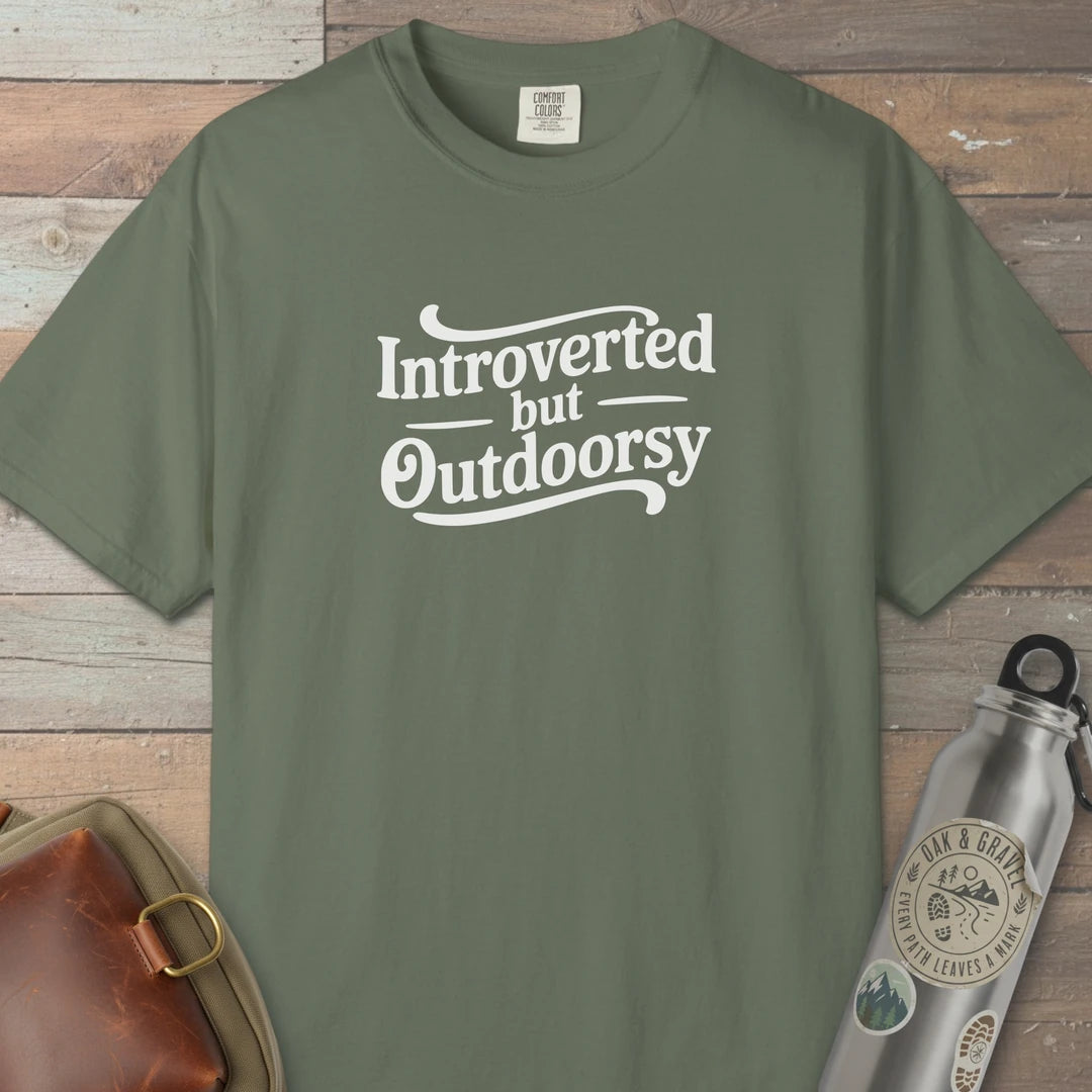 Introverted But Outdoorsy T-Shirt