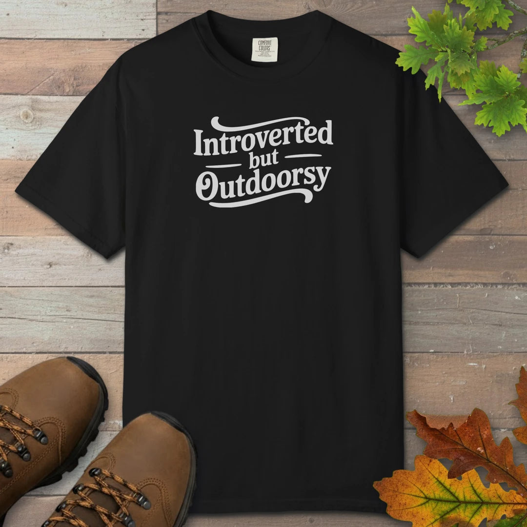 Introverted But Outdoorsy T-Shirt