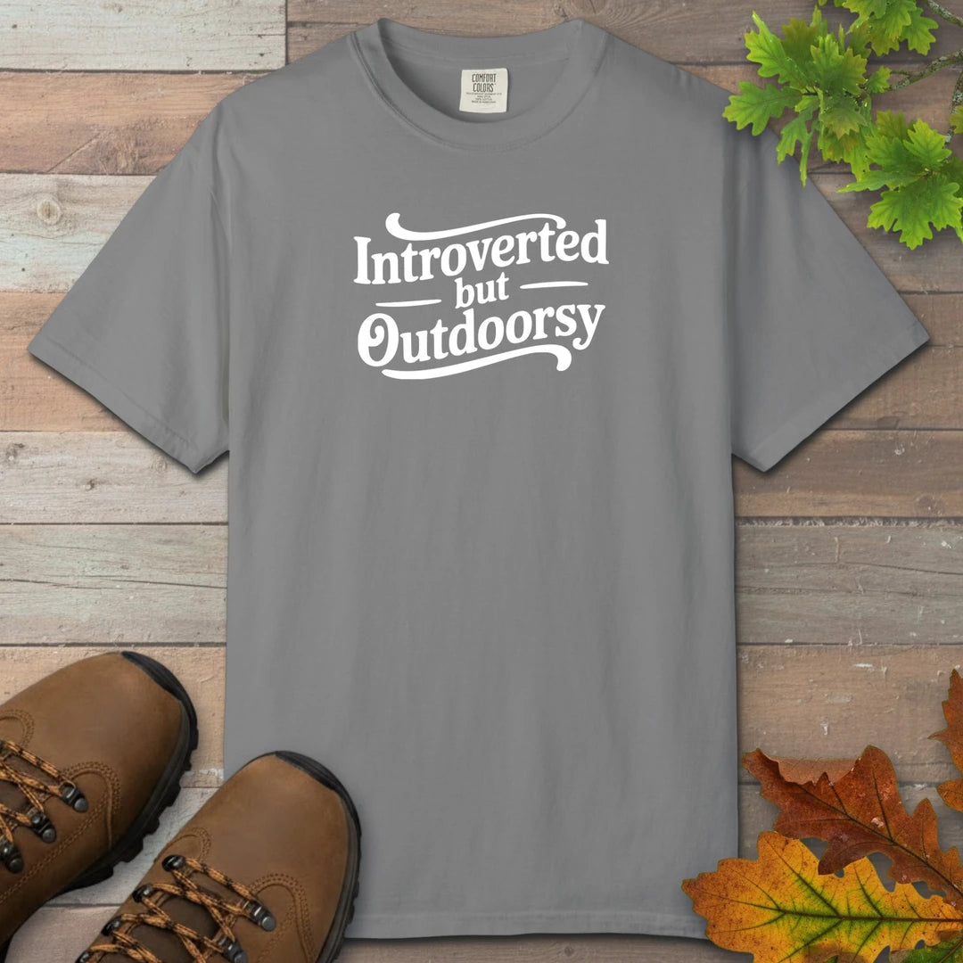 Introverted But Outdoorsy T-Shirt