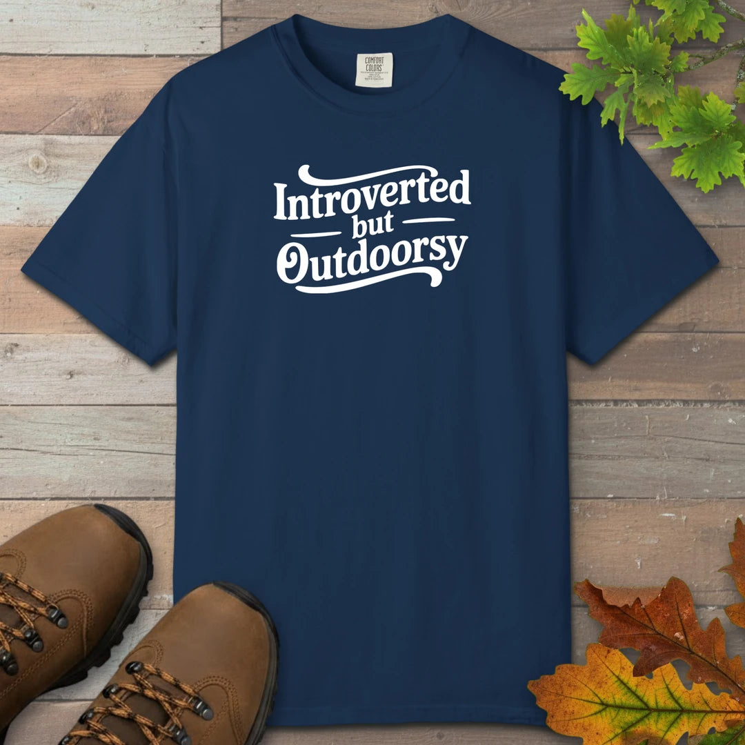 Introverted But Outdoorsy T-Shirt