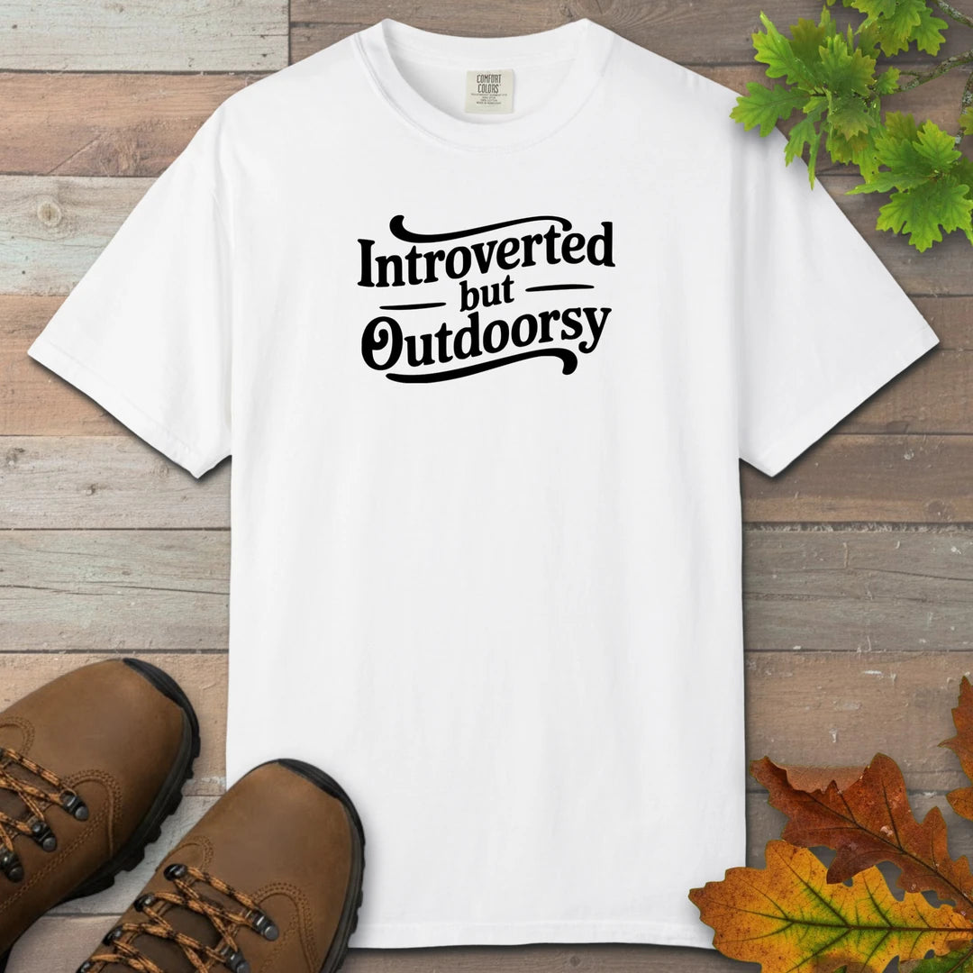 Introverted But Outdoorsy T-Shirt