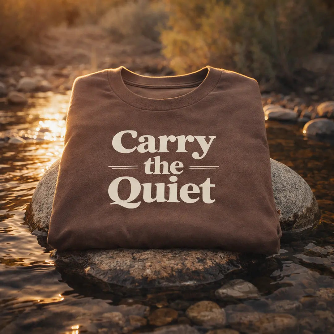 Carry The Quiet T-Shirt Outdoor Nature Tee