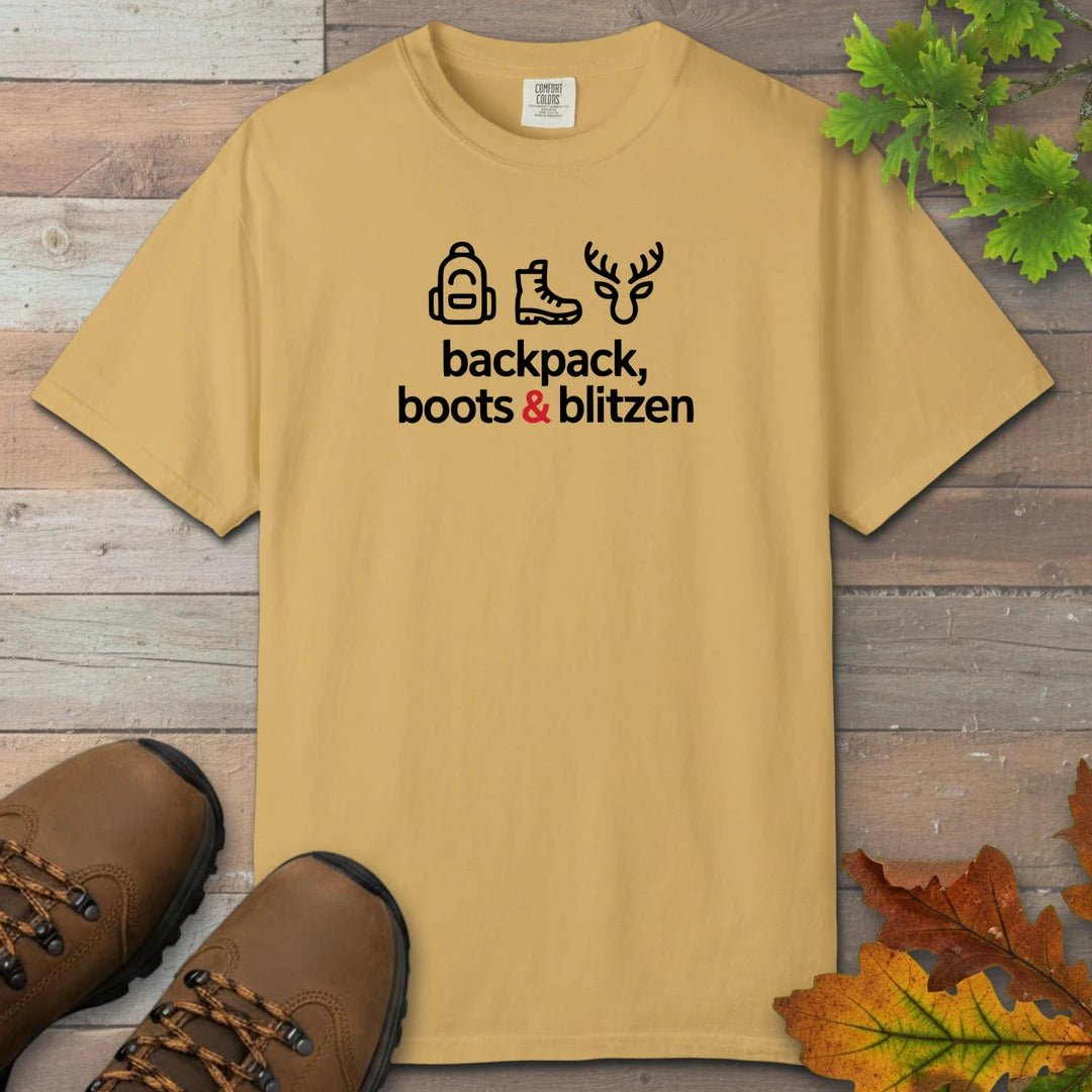 Backpack Boots And Blitzen T-Shirt