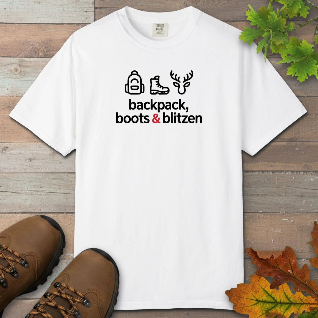 Backpack Boots And Blitzen T-Shirt