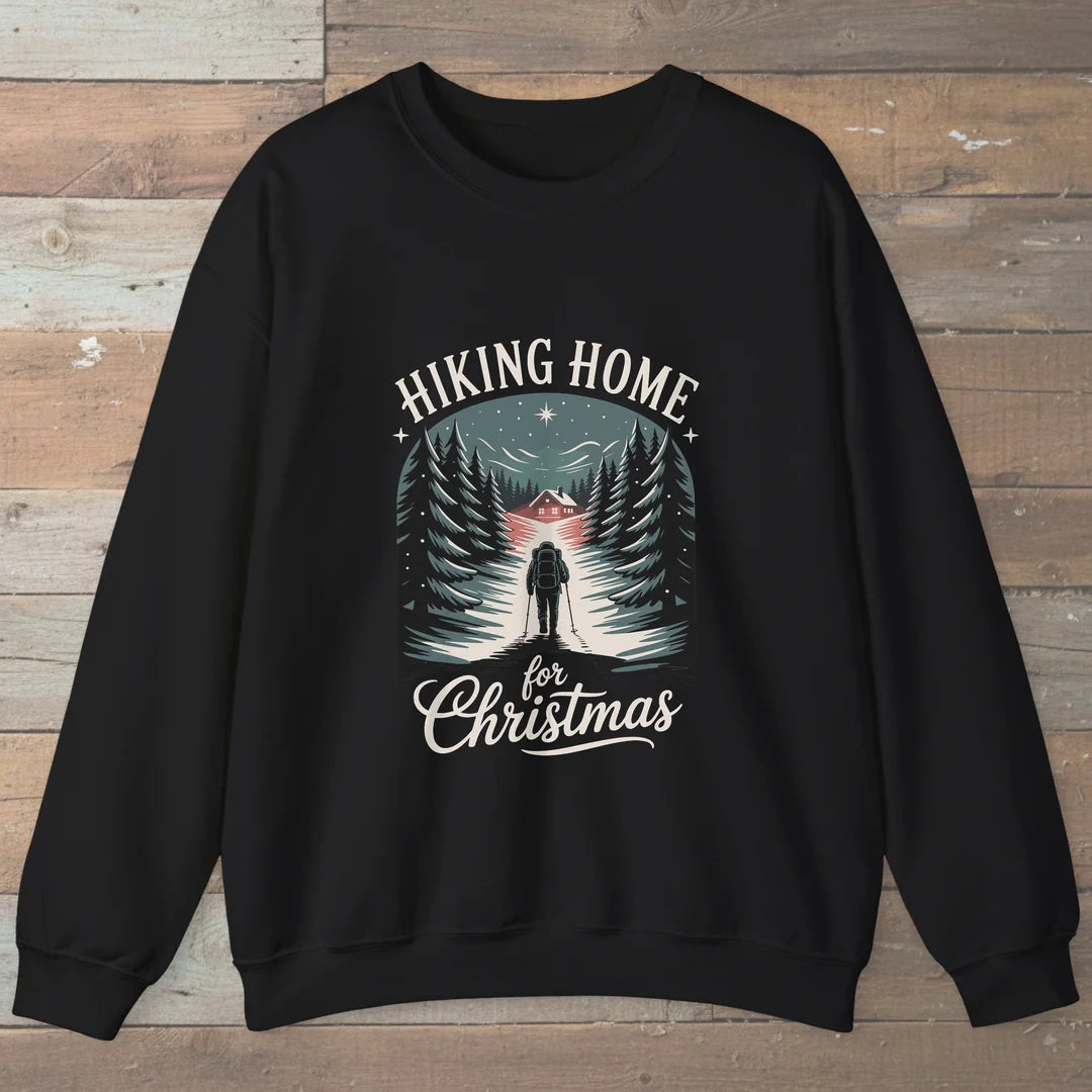 Hiking Home For Christmas Sweatshirt