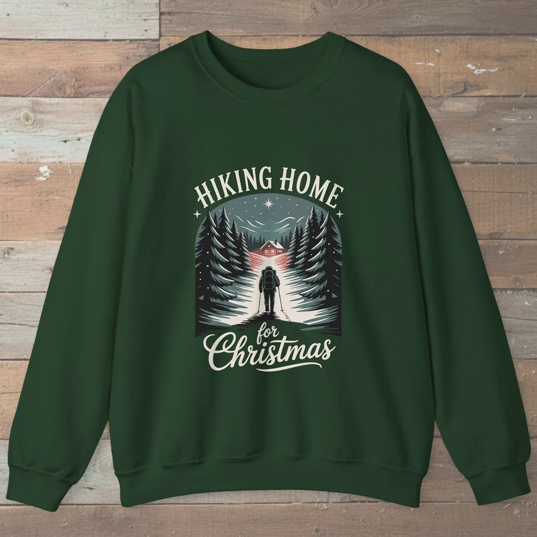 Hiking Home For Christmas Sweatshirt