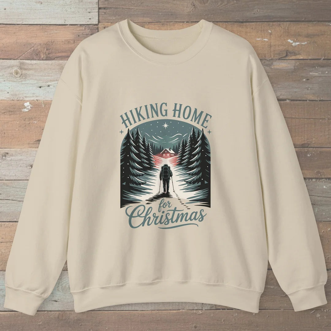 Hiking Home For Christmas Sweatshirt
