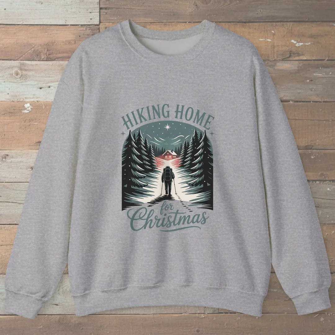 Hiking Home For Christmas Sweatshirt