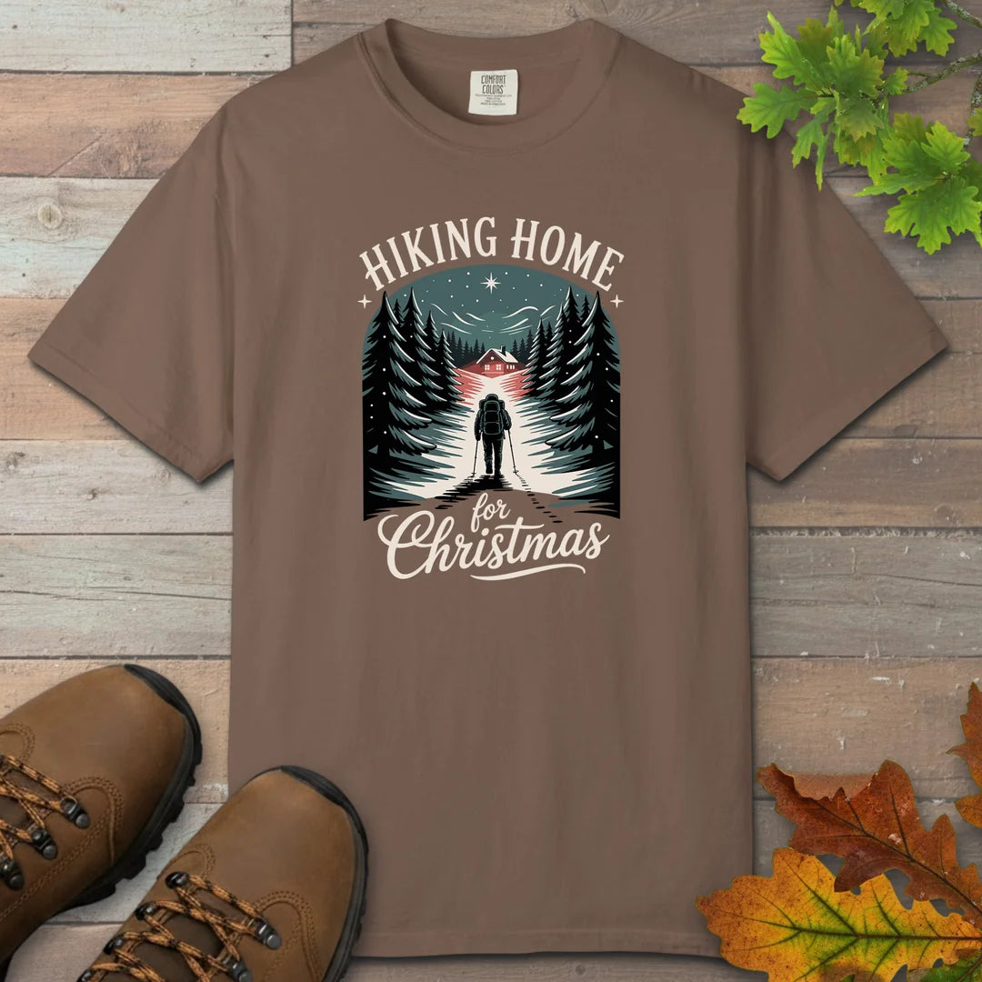 Hiking Home For Christmas T-Shirt