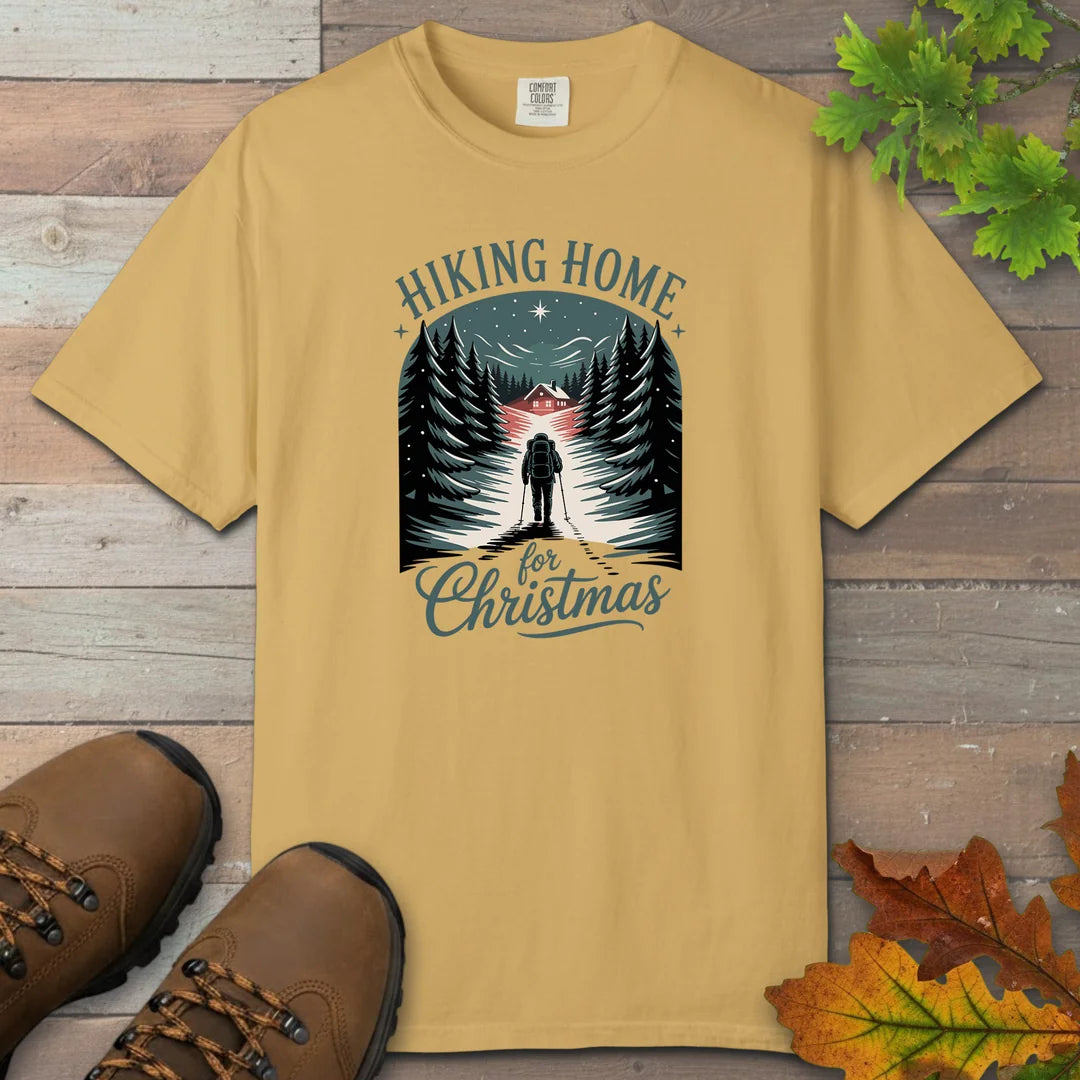 Hiking Home For Christmas T-Shirt