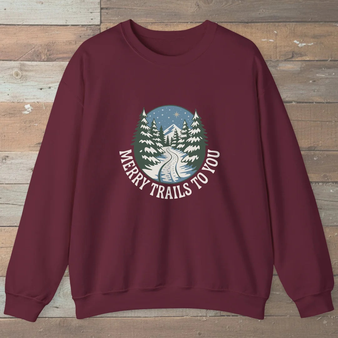 Merry Trails To You Sweatshirt