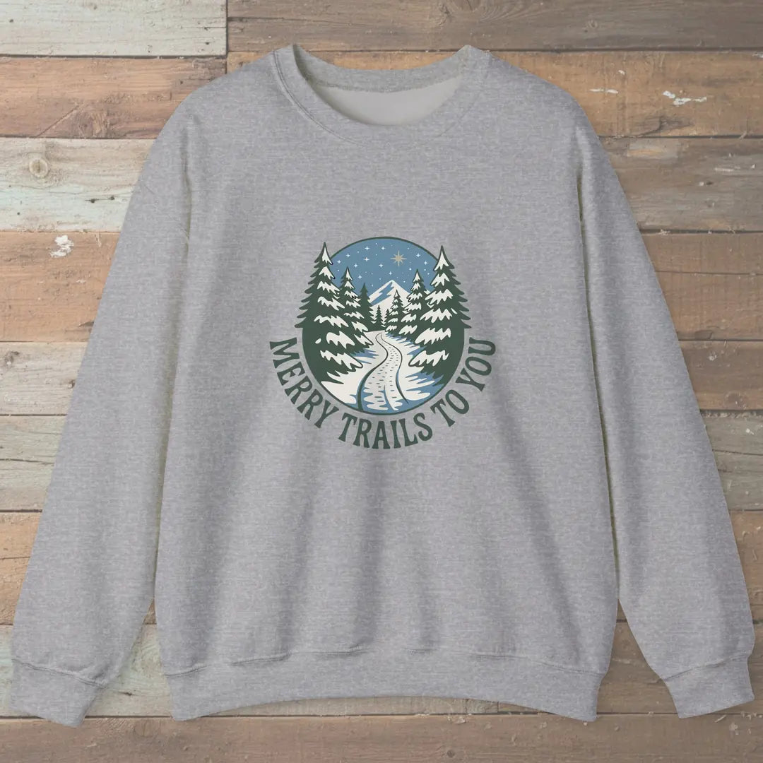 Merry Trails To You Sweatshirt
