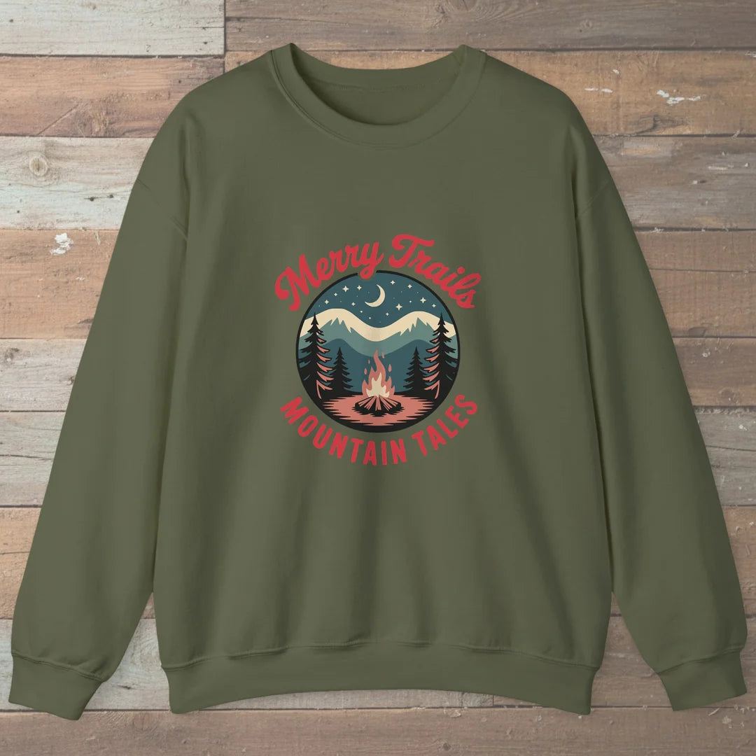 Merry Trails Mountain Tales Sweatshirt