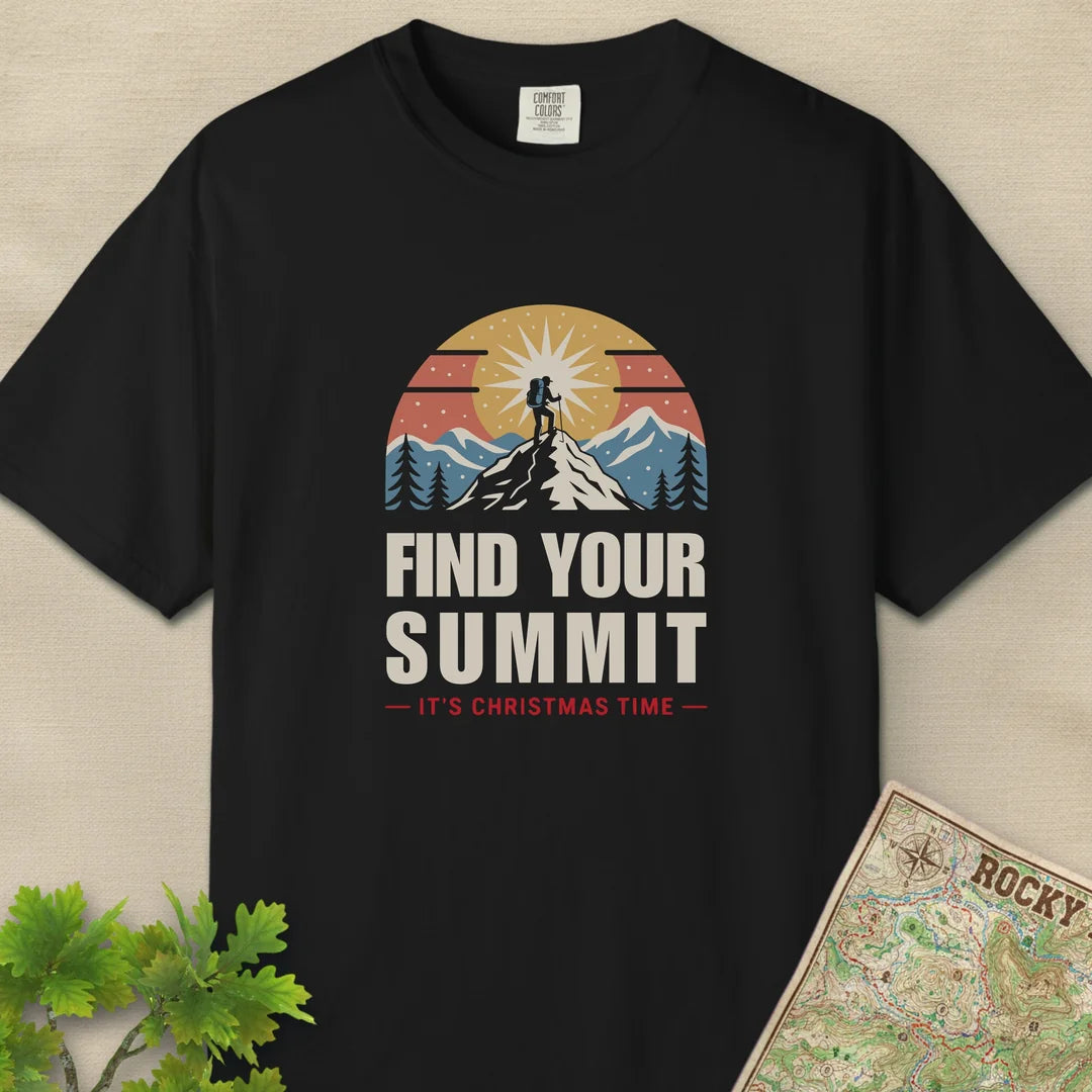Find Your Summit Its Christmas Time T-Shirt
