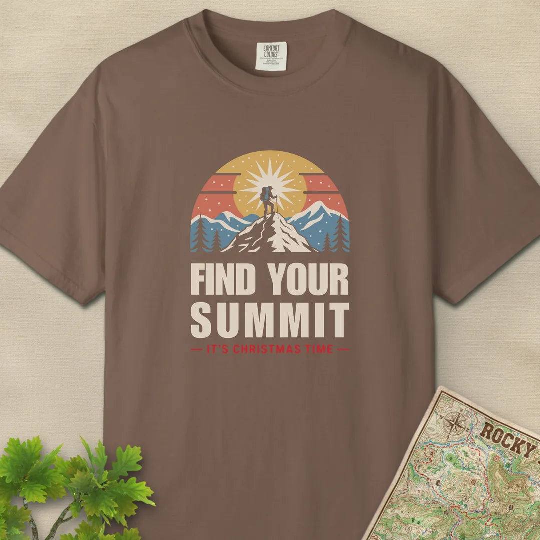 Find Your Summit Its Christmas Time T-Shirt