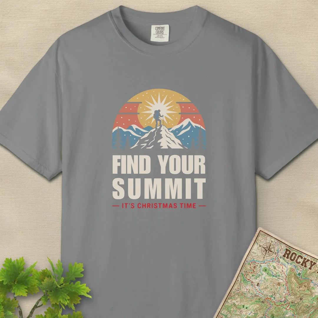 Find Your Summit Its Christmas Time T-Shirt