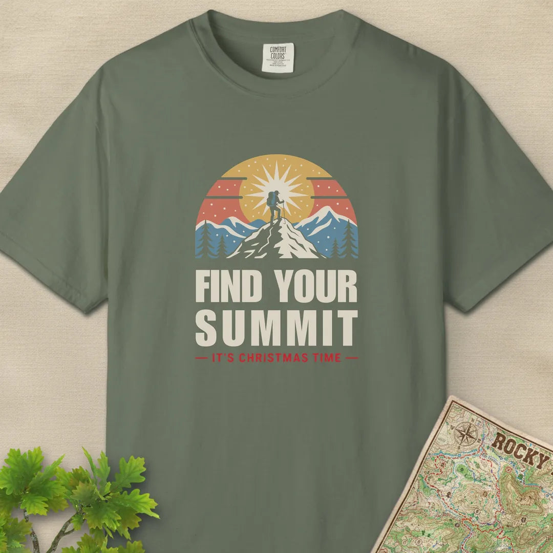 Find Your Summit Its Christmas Time T-Shirt