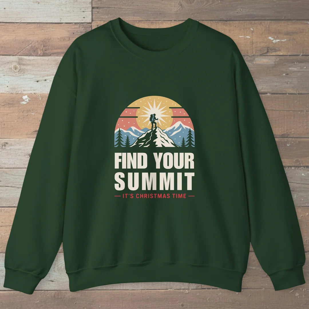 Find Your Summit It's Christmas Time Sweatshirt
