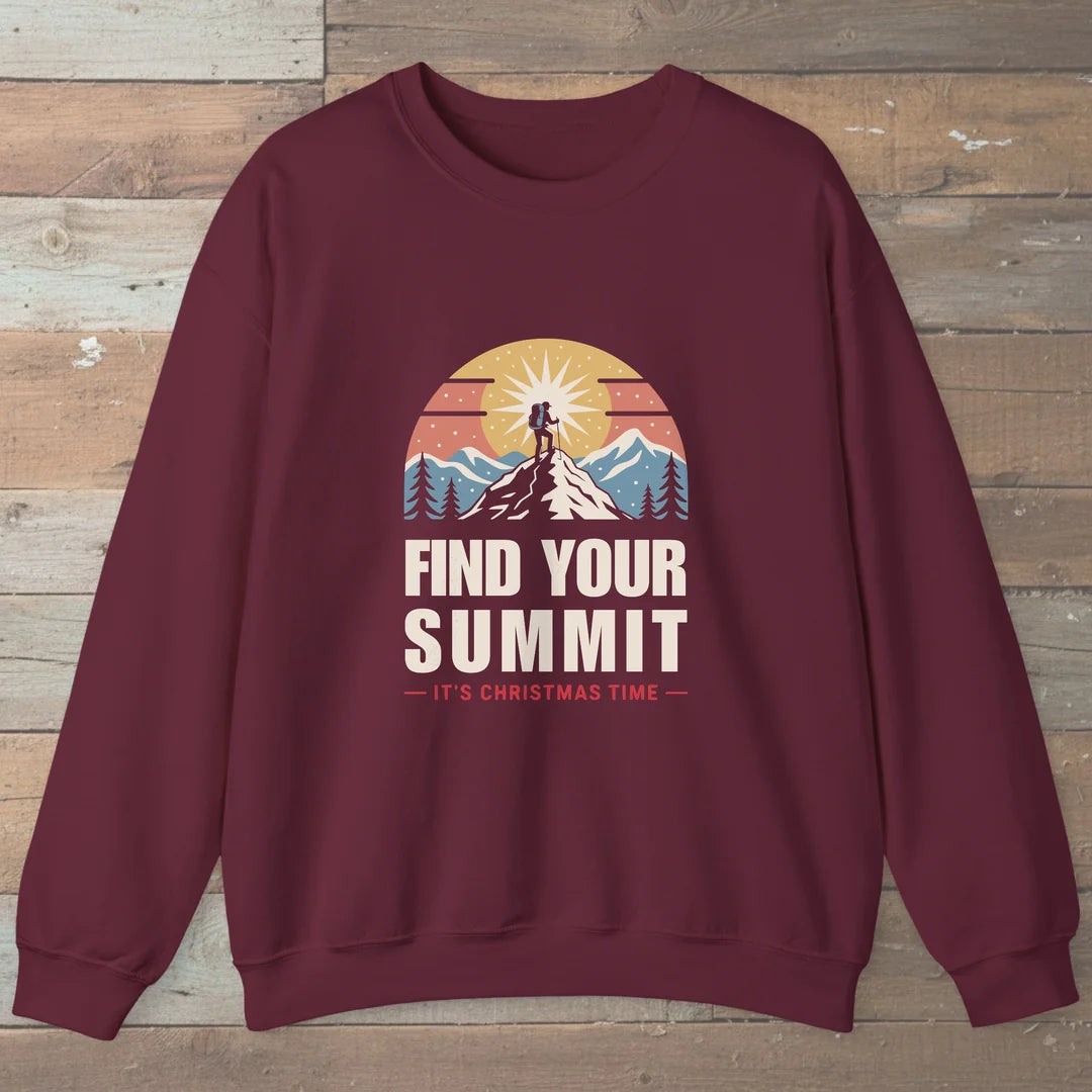 Find Your Summit It's Christmas Time Sweatshirt