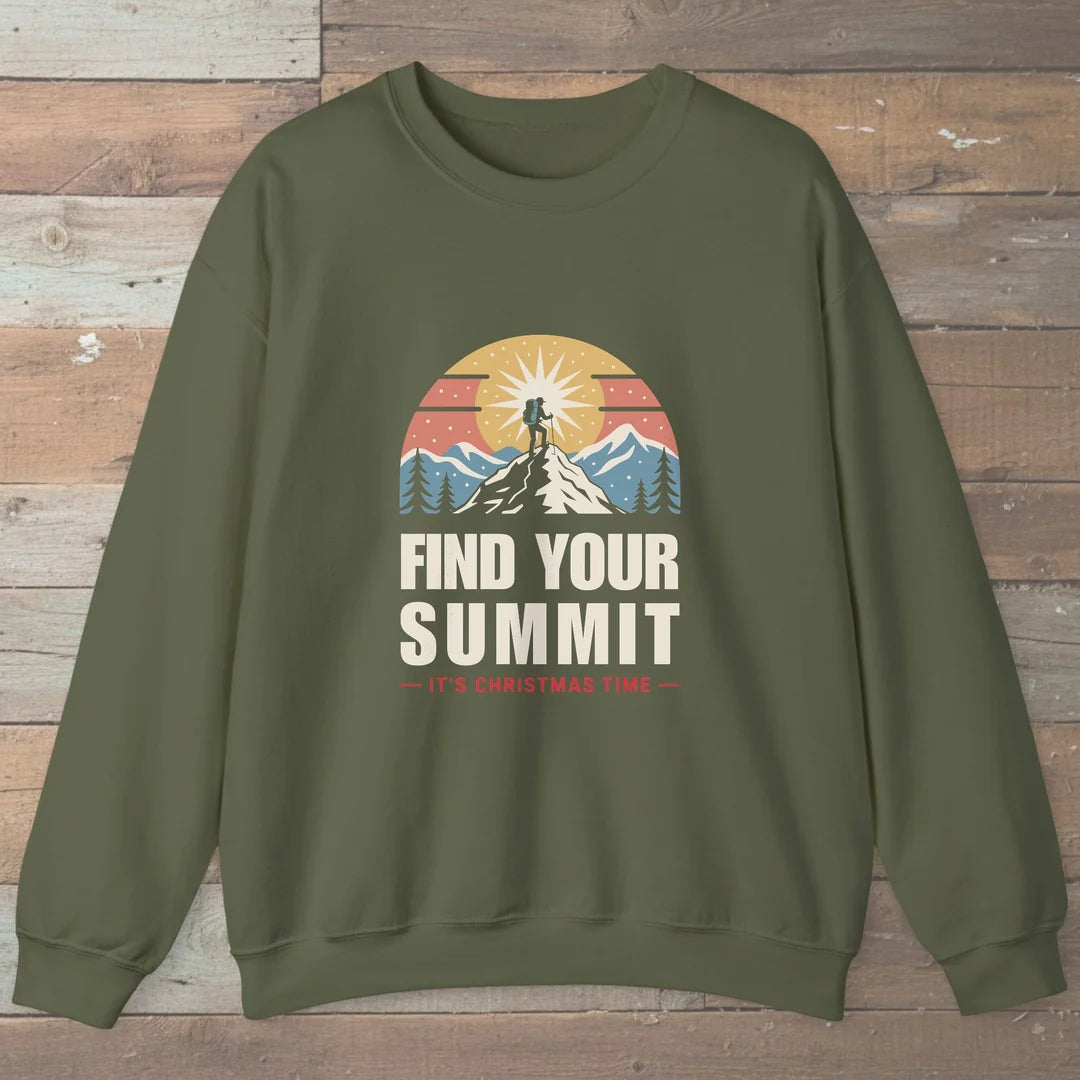 Find Your Summit It's Christmas Time Sweatshirt