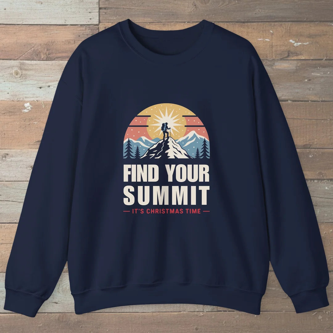 Find Your Summit It's Christmas Time Sweatshirt