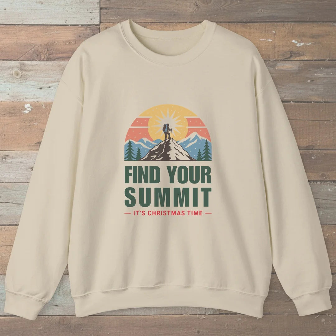 Find Your Summit It's Christmas Time Sweatshirt
