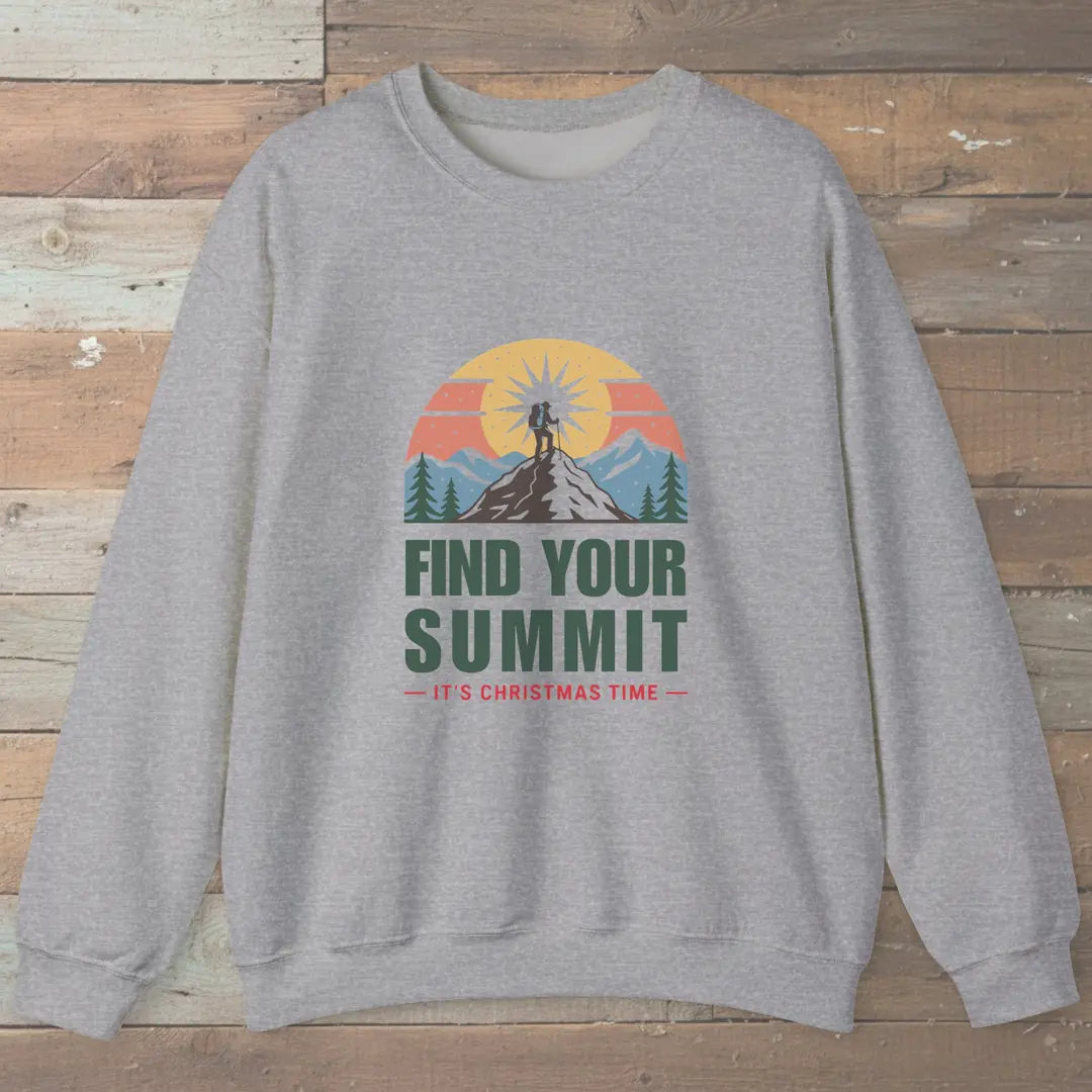 Find Your Summit It's Christmas Time Sweatshirt