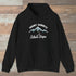 Snowy Summits Silent Steps Hoodie Black Outdoor Nature Tee