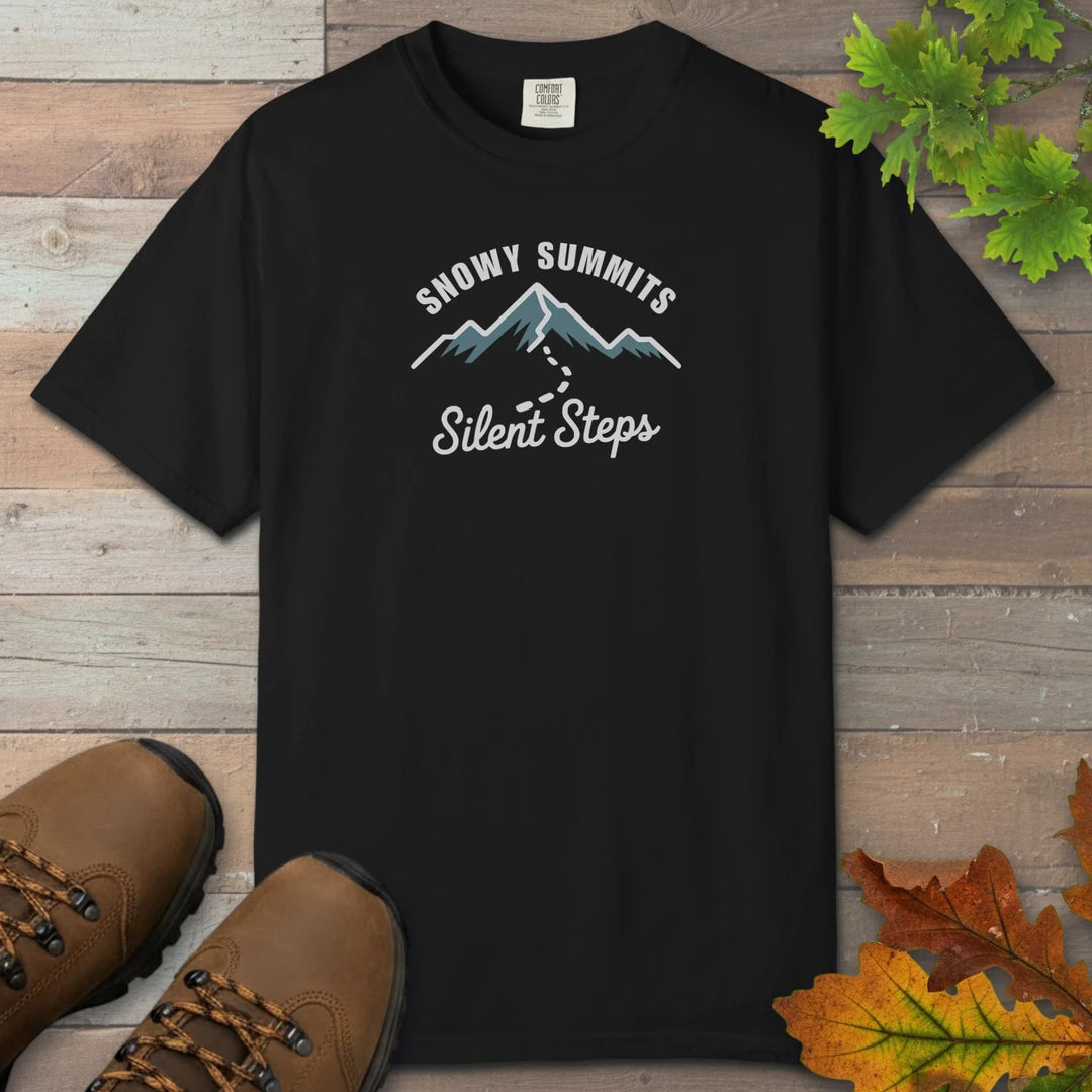 Snowy Summits Silent Steps T-Shirt