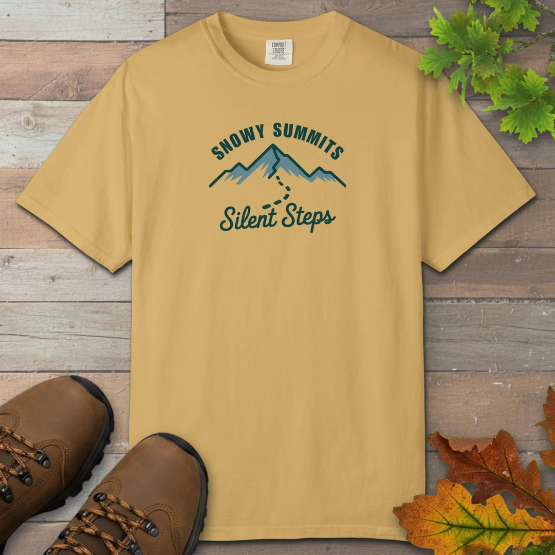 Snowy Summits Silent Steps T-Shirt