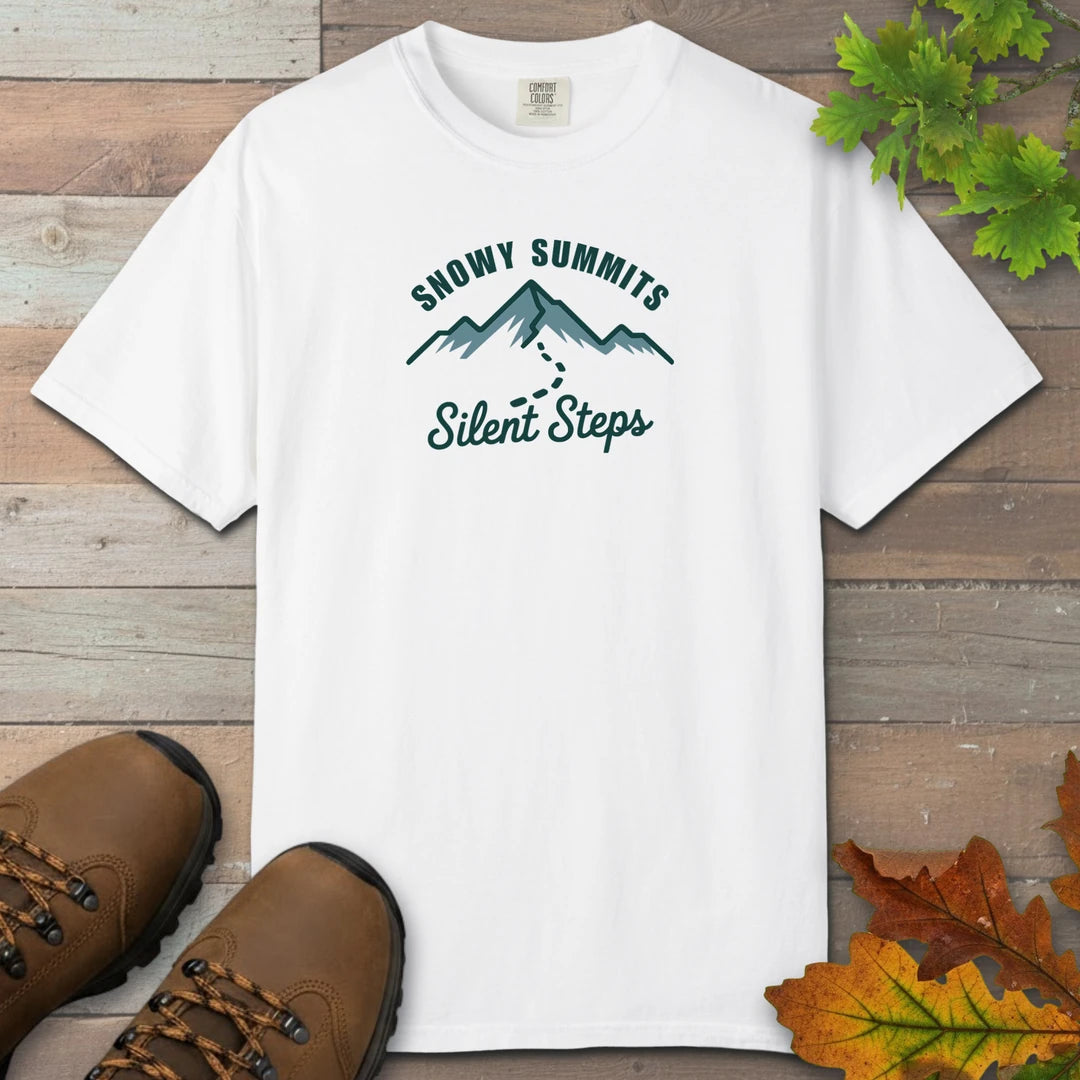 Snowy Summits Silent Steps T-Shirt